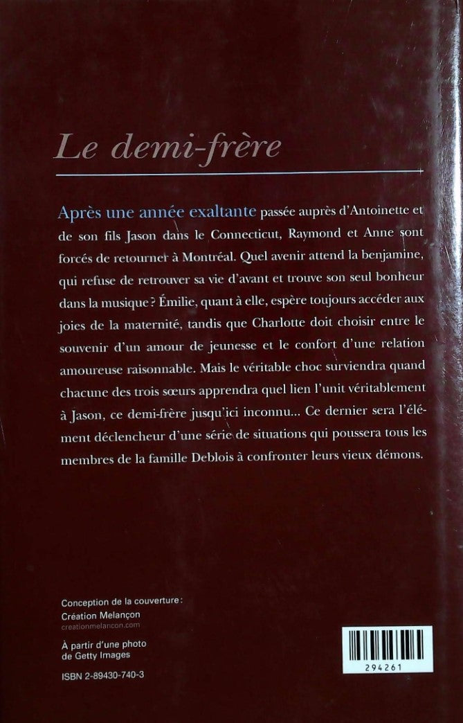 Livre Le demi-frère - Louise Tremblay-D'Essiambre (Livre d'occasion) - ISBN 2894307403