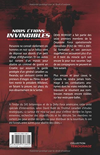 Livre Nous étions invincible: Témoignage d'un ex-commando - Denis Morisset (Livre d'occasion) - I...