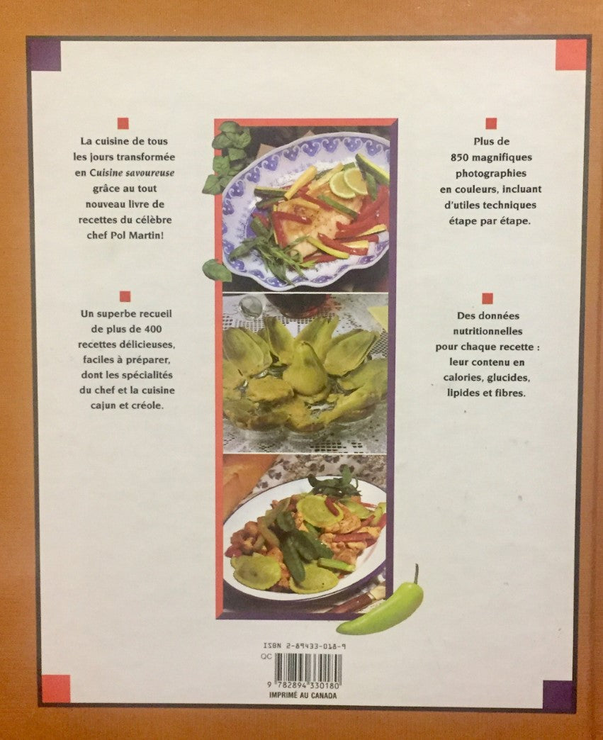 Livre Cuisine savoureuse de Pol Martin : recettes simples et délicieuses - Pol Martin (Livre d'oc...