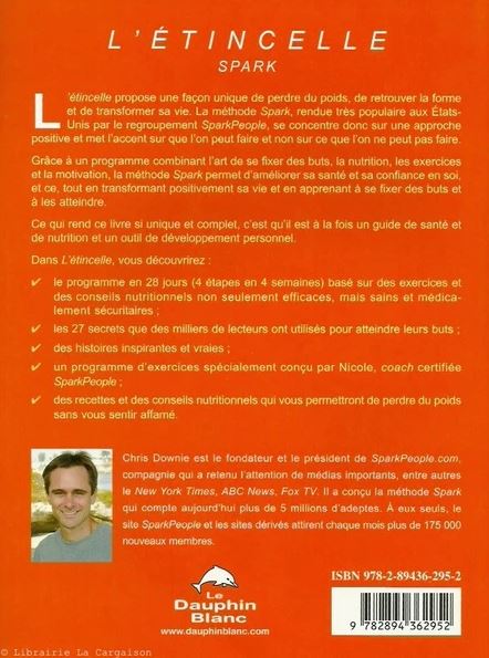 Livre Spark : L'étincelle : Une méthode révolutionnaire de 28 jours pour perdre du poids,...