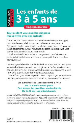 Livre Les enfants de 3 à 5 ans : l'âge préscolaire (nouvelle édition) - Holly Bennett (Livre d'oc...