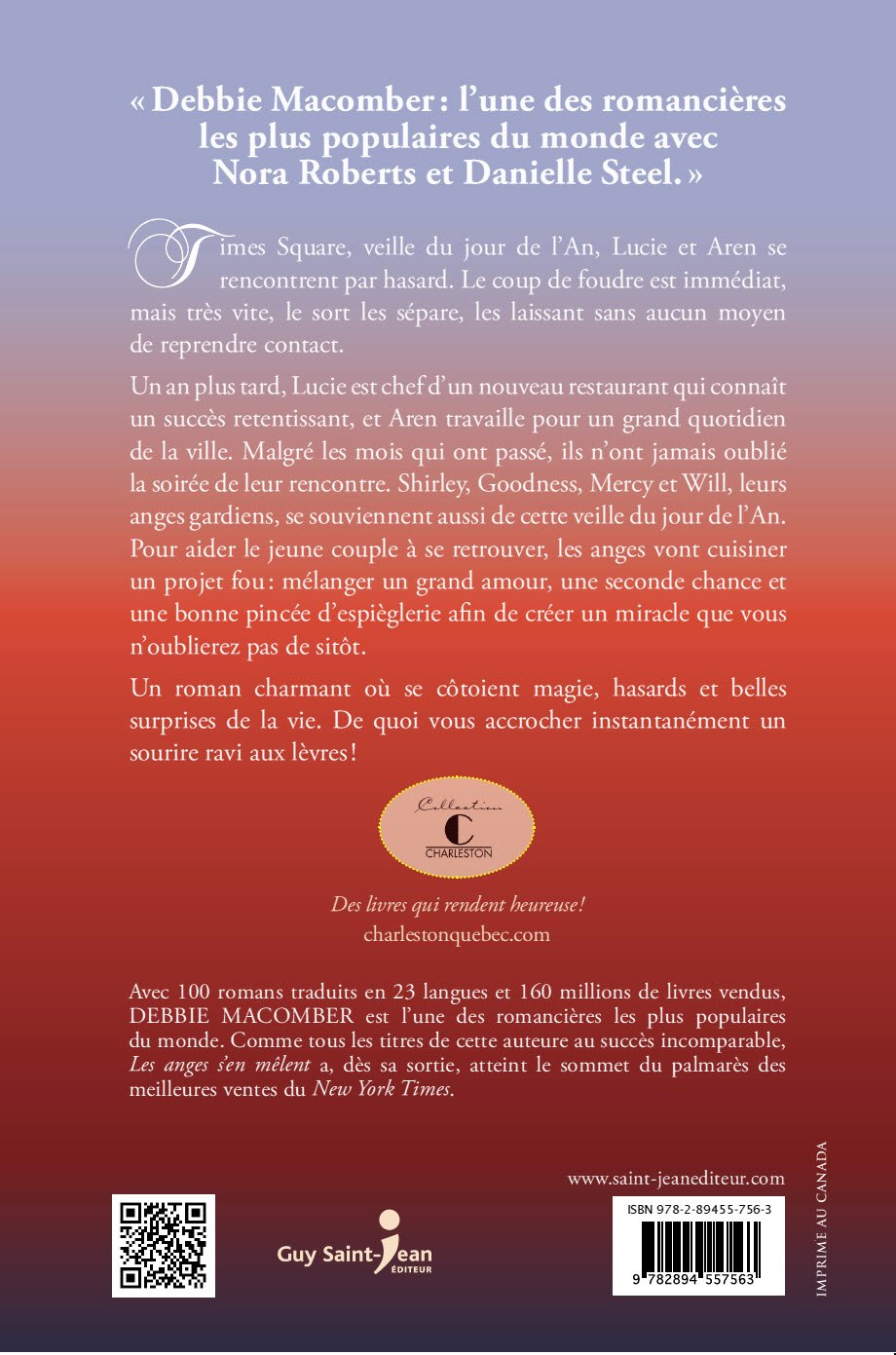 Livre Les anges s'en mêlent - Debbir Macomber (Livre d'occasion) - ISBN 2894557566