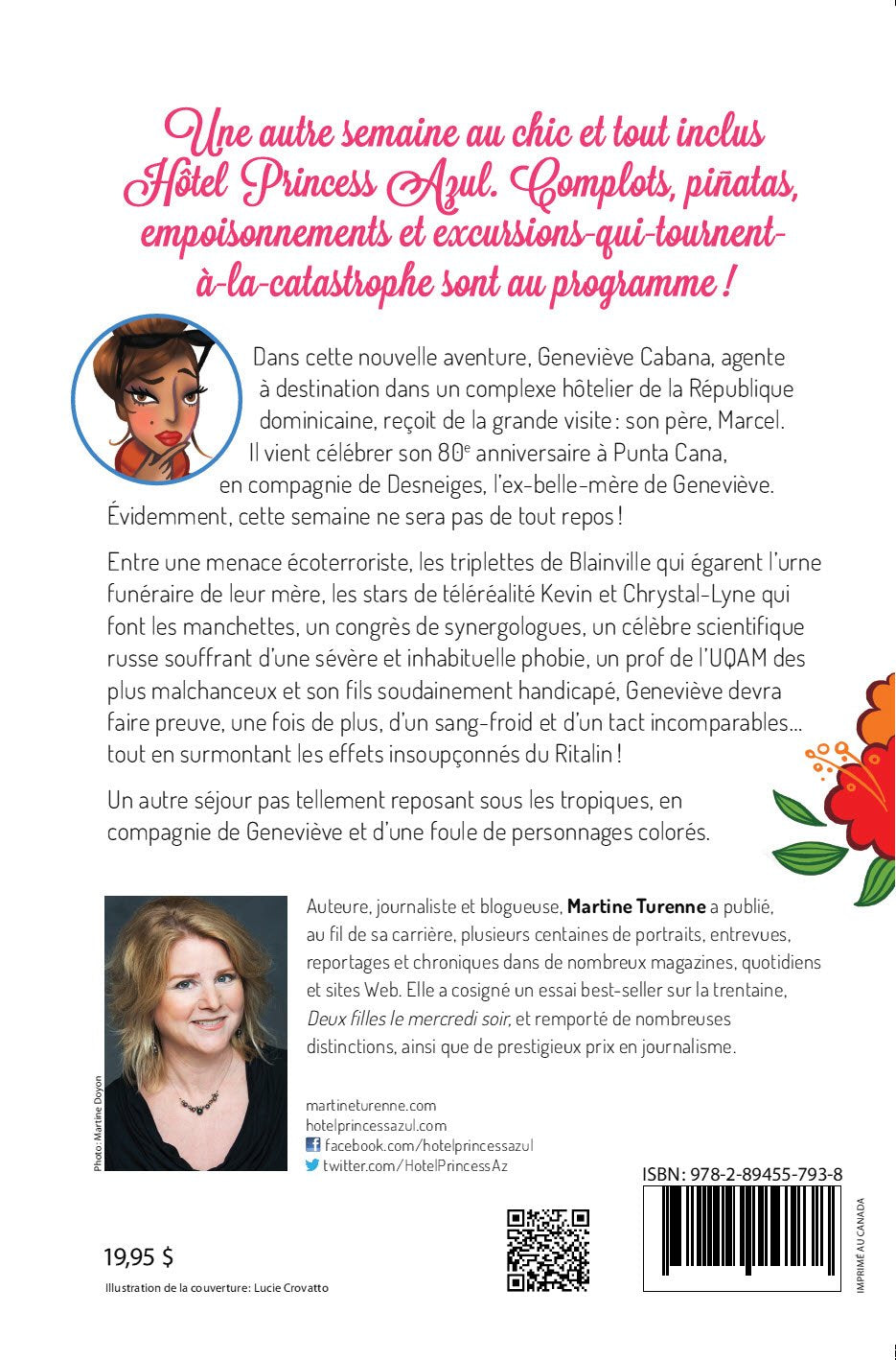 Livre Hôtel Princess Azull # 2 : Pinata, dauphins et Ritalin (Martine Turenne) (Livre...