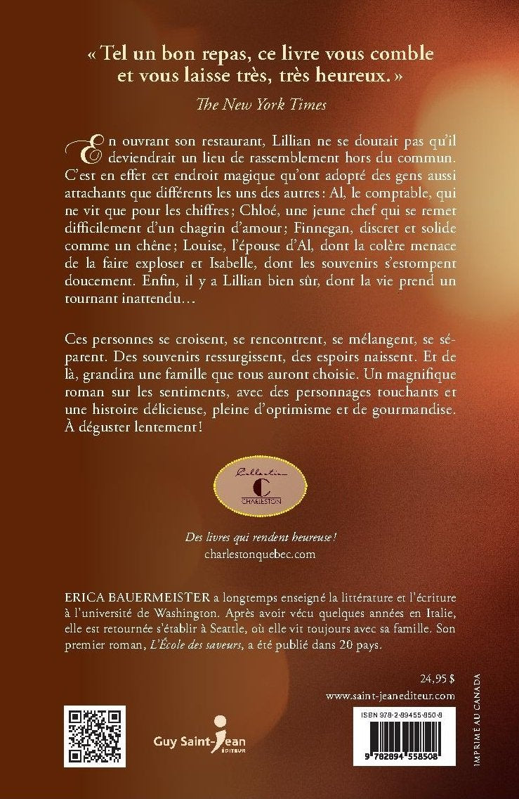 Livre Le goût des souvenirs - Erica Bauermeister (Livre d'occasion) - ISBN 2894558503