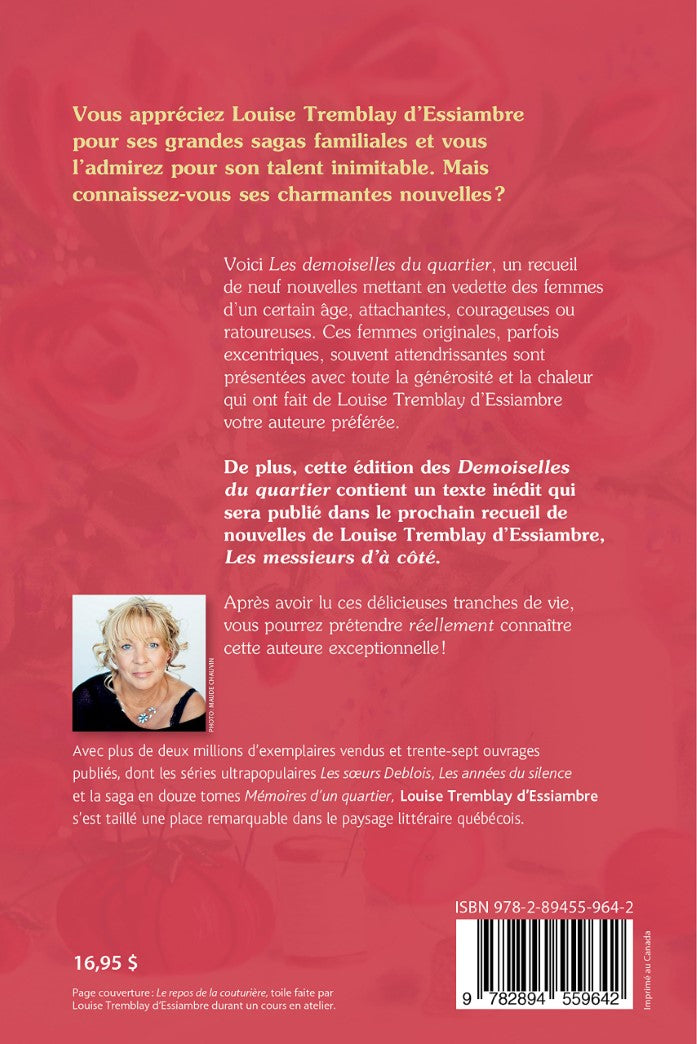 Livre Les demoiselles du quartier (Louise Tremblay-D'Essiambre) (Livre d'occasion) - ISBN 289455964X