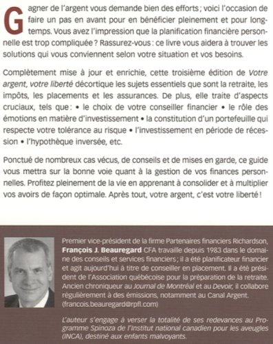 Livre Votre argent, votre liberté : les principes clé qui vous permettent de mieux gérer vos...