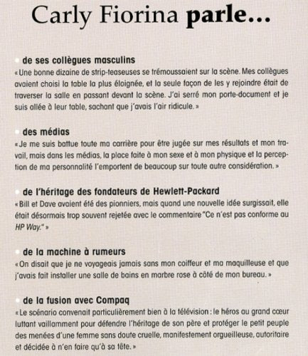 Livre Carly Fiorina : des choix difficiles : L'ex-PDG de Hewlett-Packard raconte - Carly Fiorina ...
