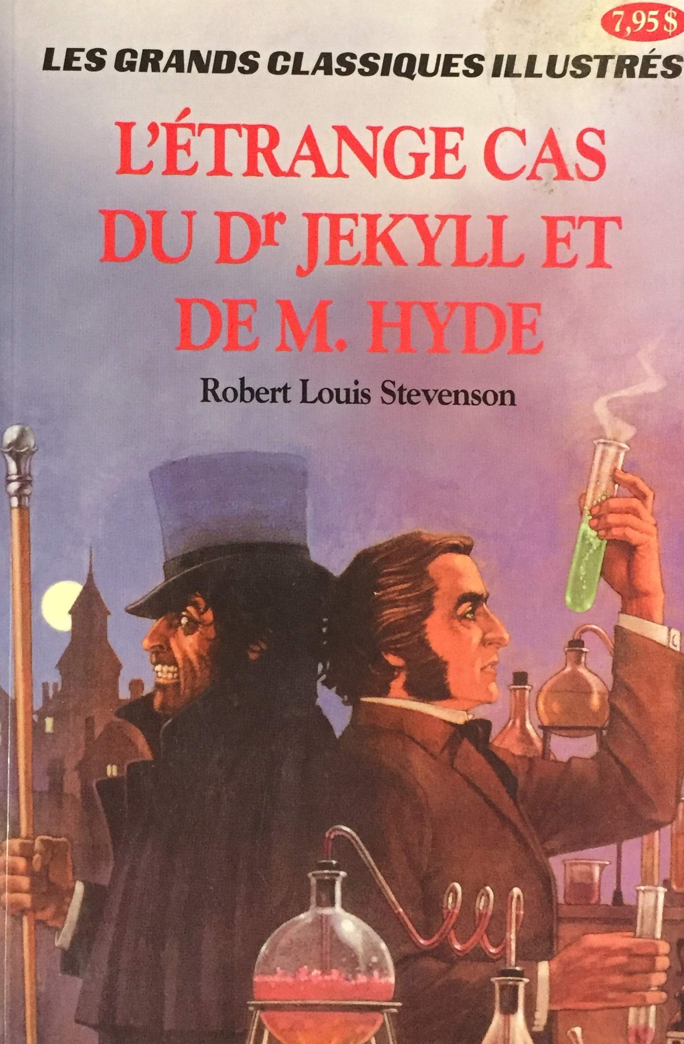 Livre Les Grands Classiques Illustrés : L'étrange cas du Dr Jekyll et de M. Hyde (Robert Louis...