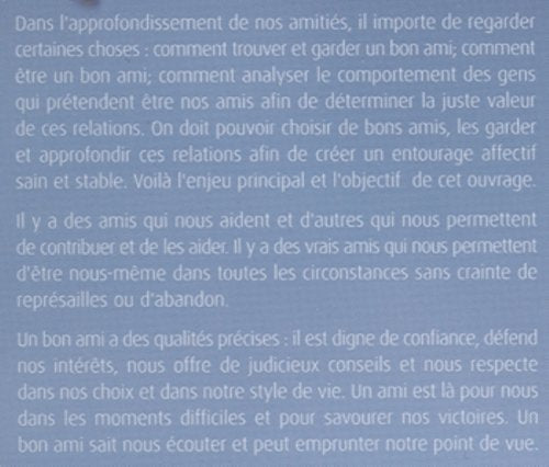 Livre L'amitié : un jour à la fois - Hervé Desbois (Livre d'occasion) - ISBN 2895234434