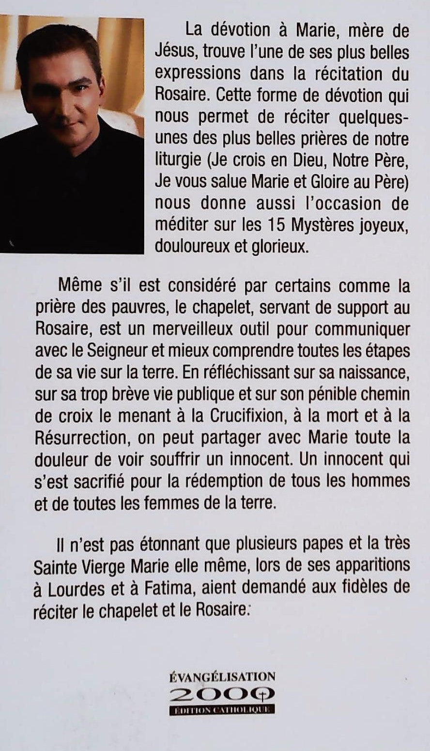 Livre Le rosaire : prions Marie, Mère de tendresse - Sylvain Charron (Livre d'occasion) - ISBN 28...