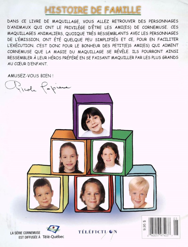 Livre Les maquillages de Cornemuse - Nicole Lapierre (Livre d'occasion) - ISBN 2895620016