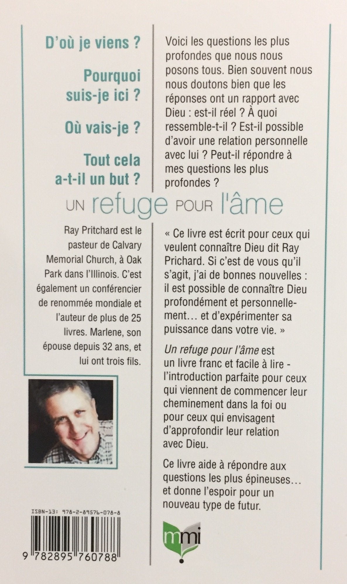 Livre Un refuge pour l'âme : aide pour les présent, espoir pour le futur - Ray Pritchard (Livre d...