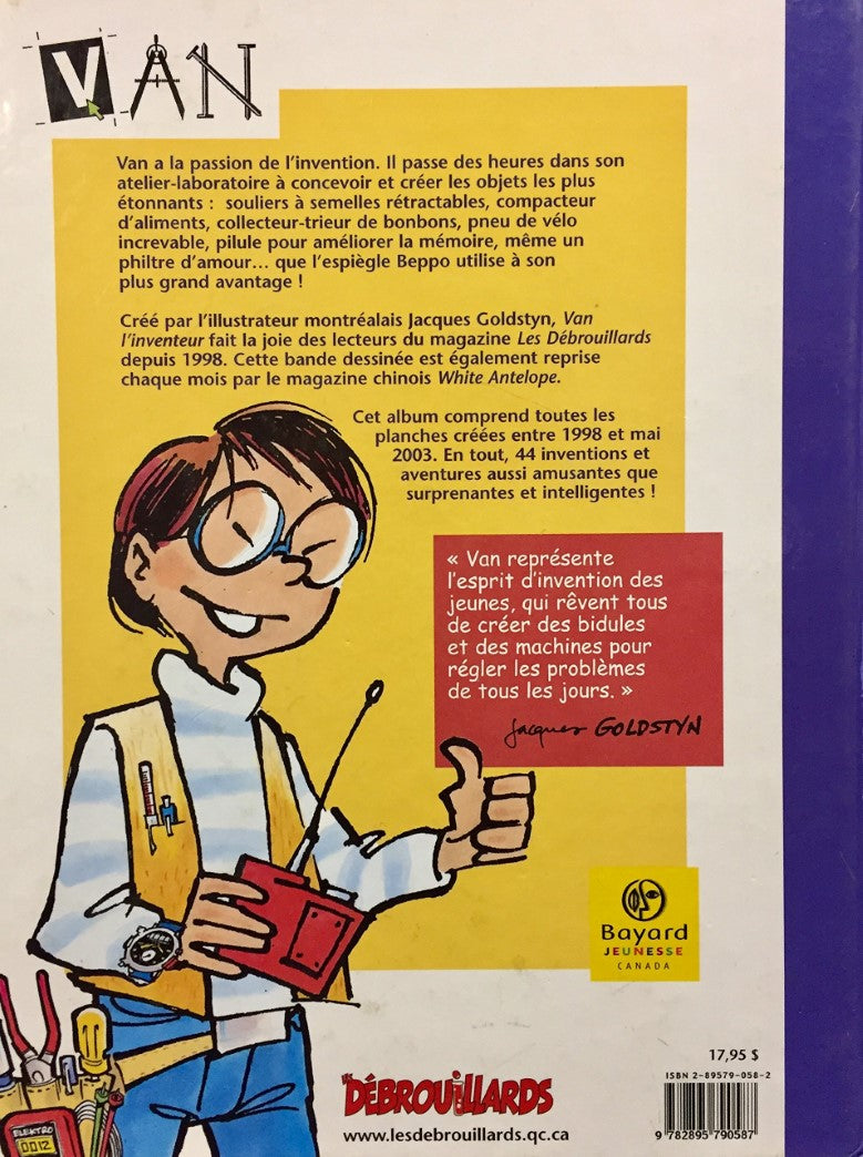 Livre Van l'inventeur (Livre d'occasion) - ISBN 2895790582