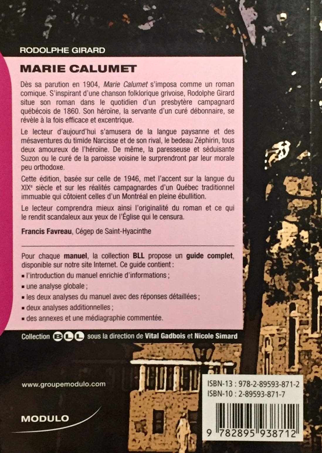 Livre Marie Calumet (texte intégral) - Rodolphe Girard (Livre d'occasion) - ISBN 2895938717