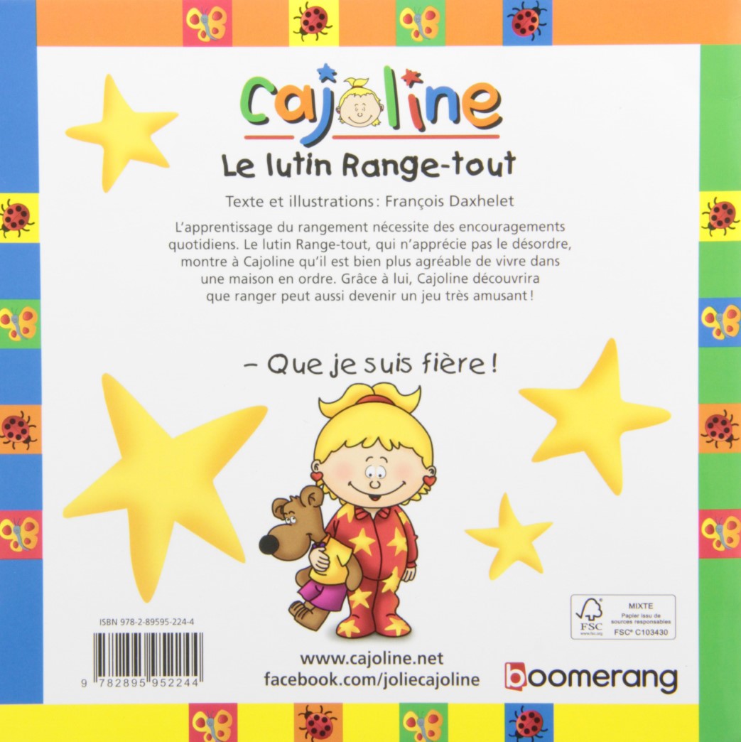 Cajoline : Le lutin range-tout (François Daxhelet)