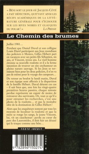 Livre Le chemin des brumes - Jacques Côté (Livre d'occasion) - ISBN 2896150277