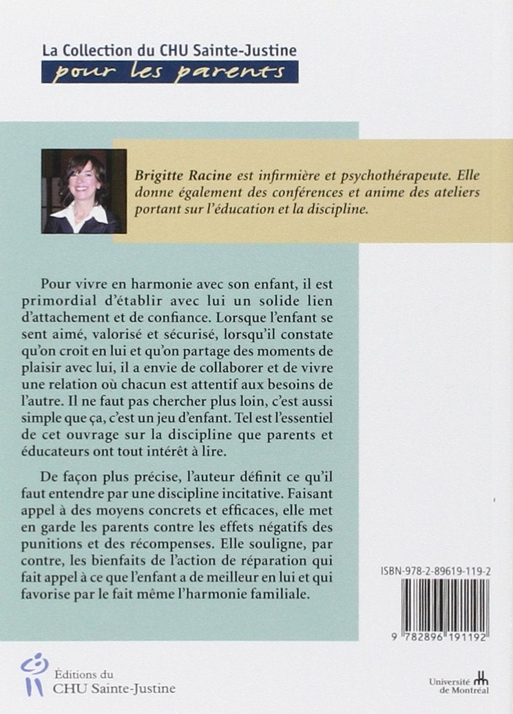 Livre La discipline, un jeu d'enfant - Brigitte Racine (Livre d'occasion) - ISBN 2896191194