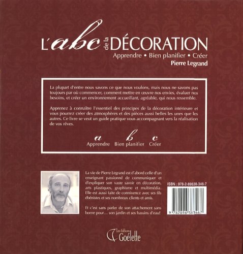 Livre L'ABC de la décoration : Apprendre, bien planifier, créer - Pierre Legrand (Livre d'occasio...