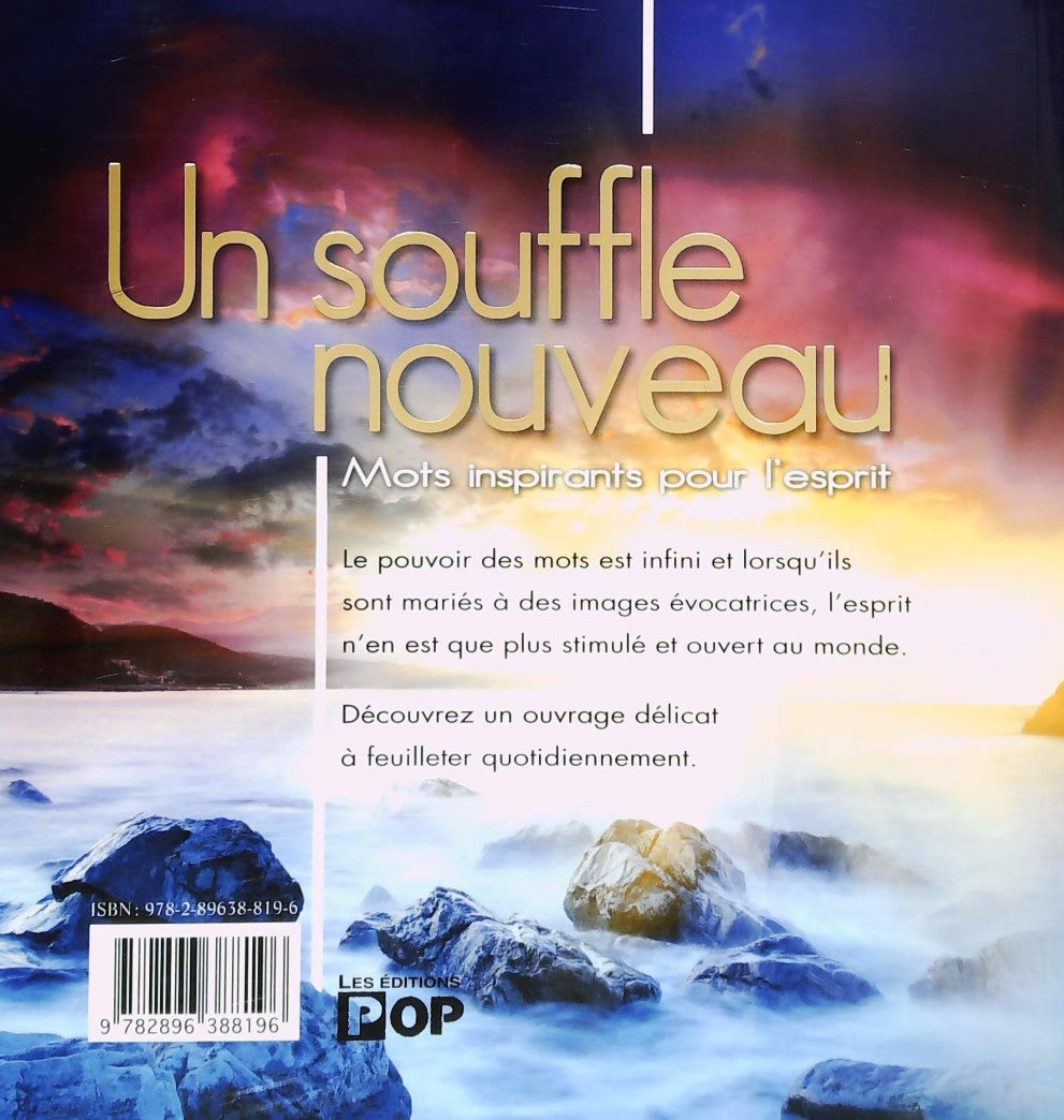 Livre Un souffle nouveau : Mots inspirants pour l'esprit - Collectif (Livre d'occasion) - ISBN 28...