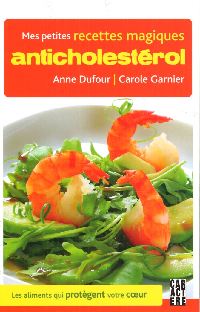 Livre Mes petites recettes magiques anticholestérol - Anne Dufour (Livre neuf) - ISBN 2896422757