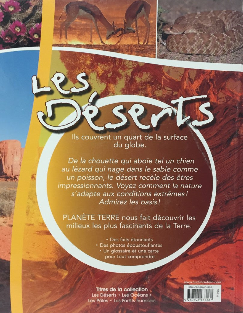 Livre Les déserts - Steve Parker (Livre d'occasion) - ISBN 2896471863