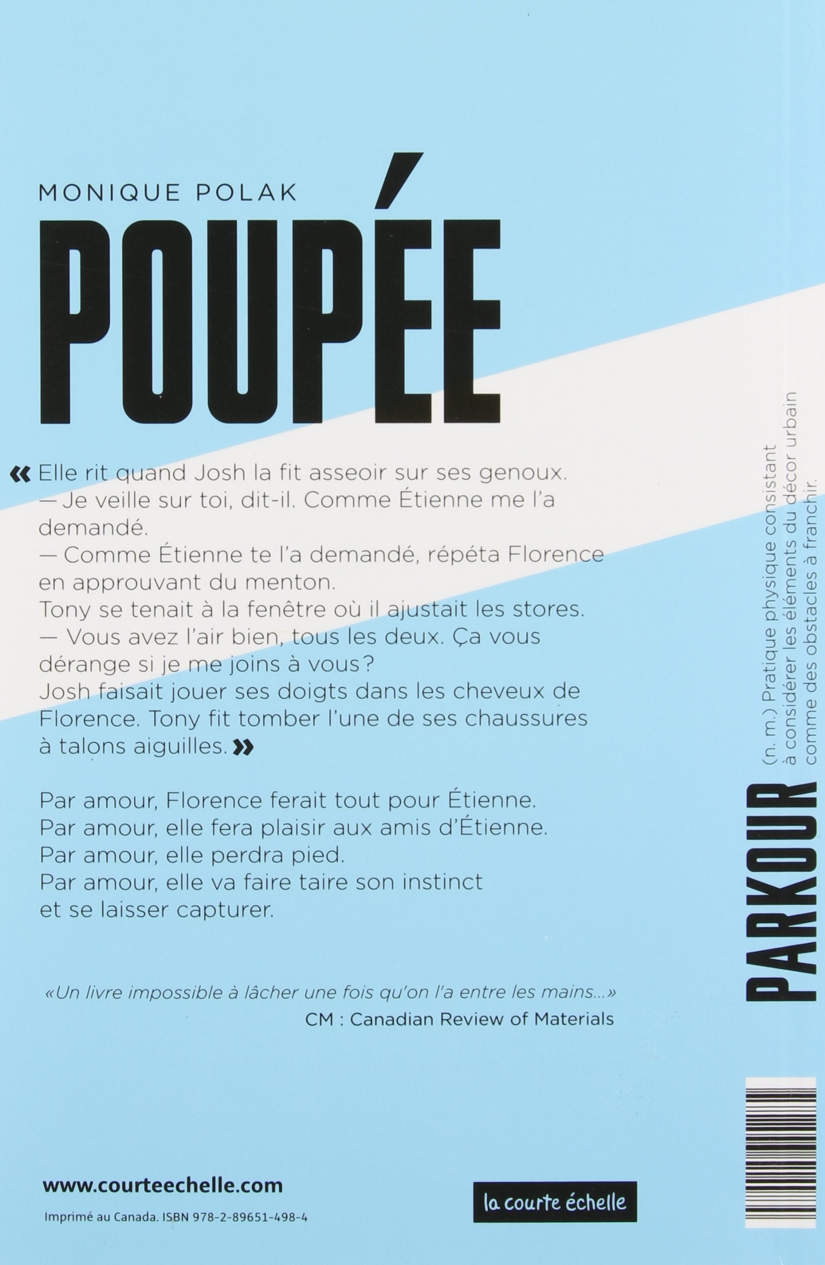 Livre Poupée - Monique Polak (Livre d'occasion) - ISBN 2896514988