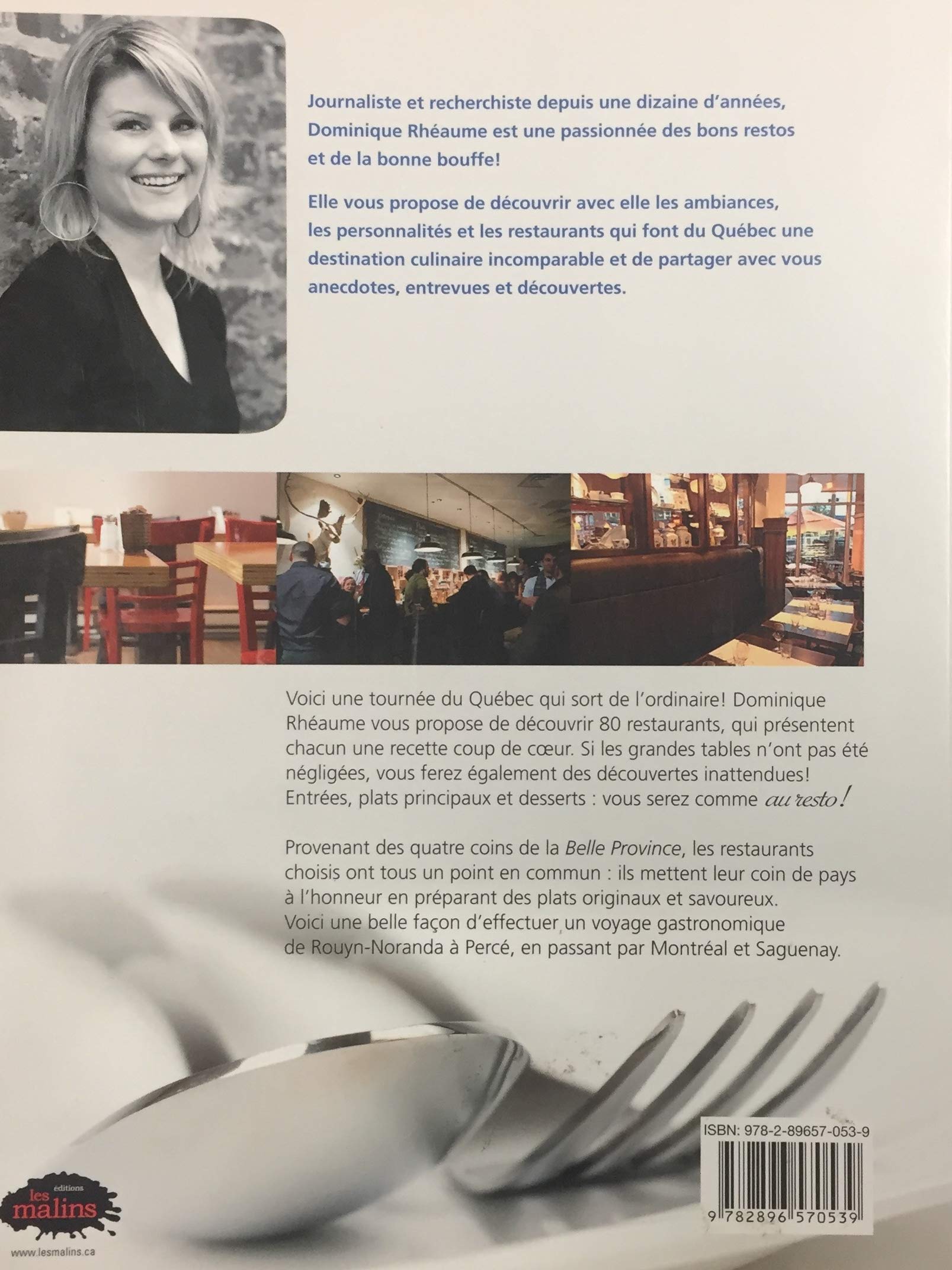 Livre Au resto! : 80 Restaurants du Québec se dévoilent - Dominique Rhéaume (Livre neuf) - ISBN 2...