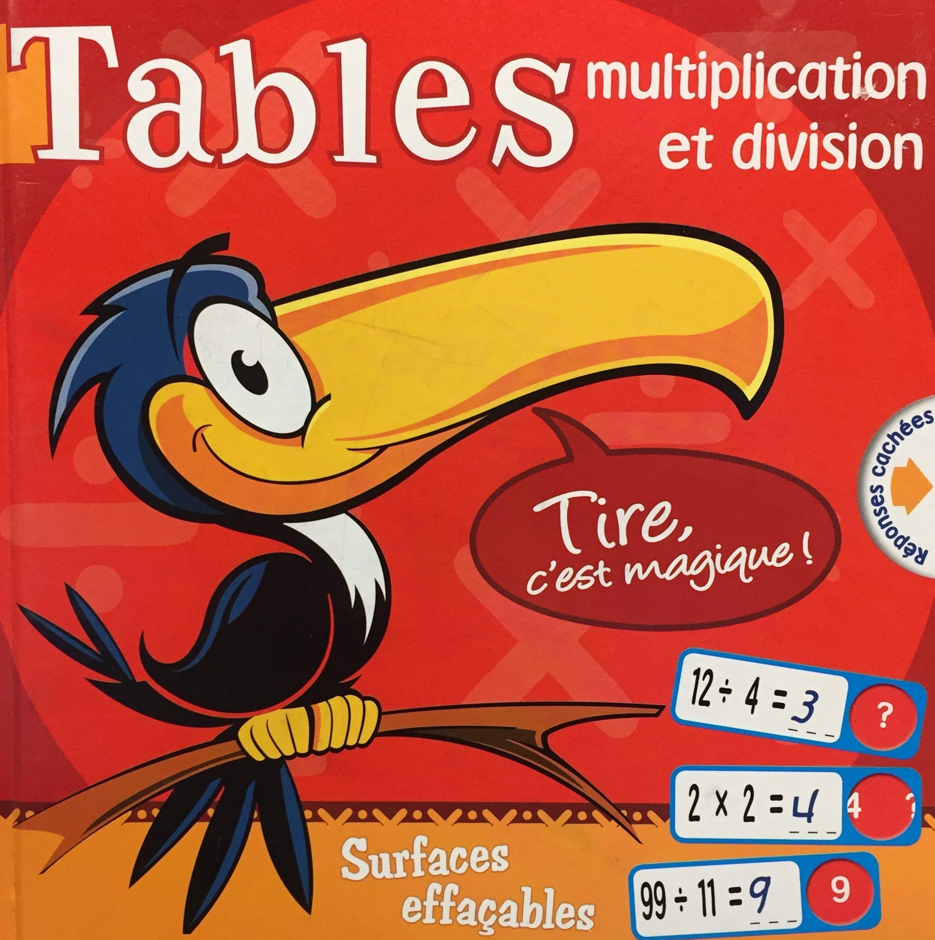 Livre Tables multiplications et divisions (Surfaces effaçables) - Collectif (Livre d'occasion) - ...
