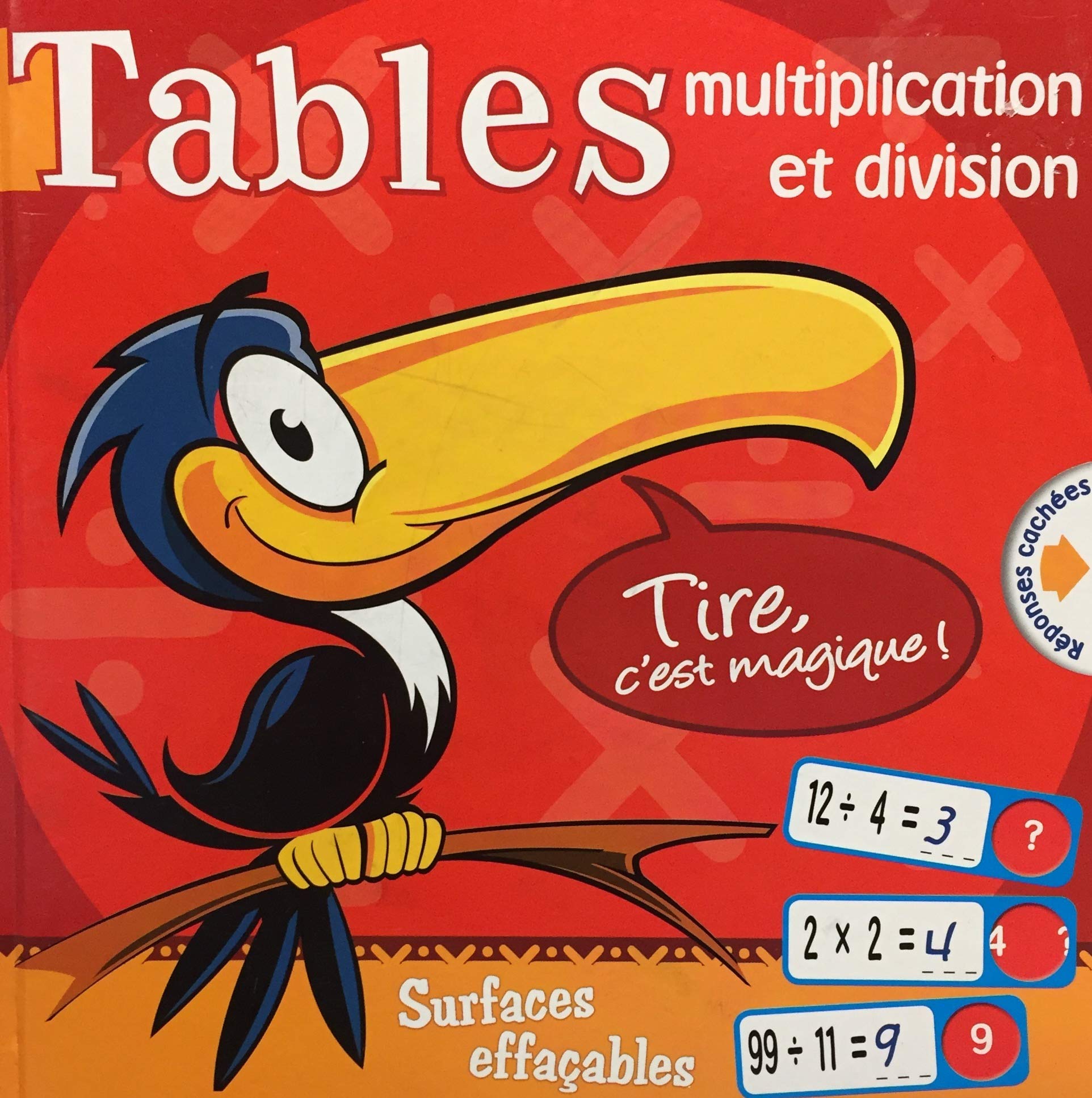 Livre ISBN 2896750142 Tables multiplications et divisions (Surfaces effaçables)