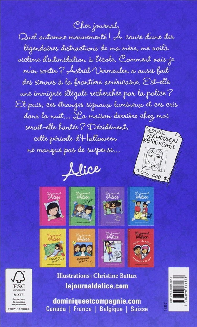 Le journal d'Alice # 7 : Ne m'appellez plus jamais Biquette ! (Sylvie Louis)