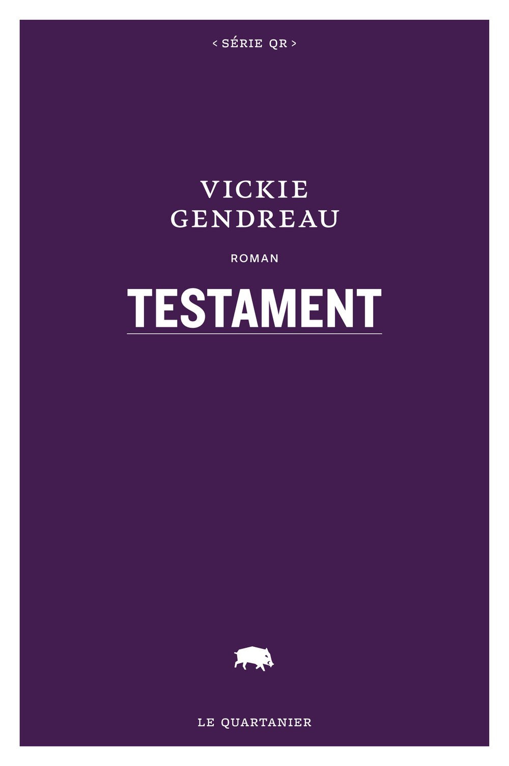 Livre QR # 60 : Testament (Vickie Gendreau) (Livre d'occasion) - ISBN 2896980431