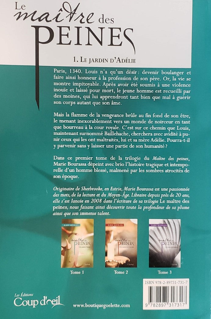 Livre Le jardin d'Adélie - Marie Bourassa (Livre d'occasion) - ISBN 2897317310