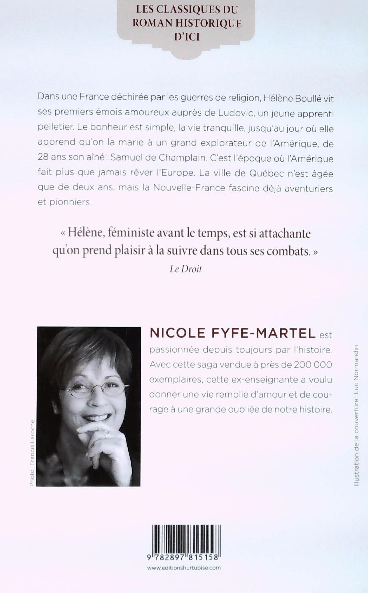 Hélène de Champlain # 1 : Manchon et dentelle (Nicole Fyfe-Martel)