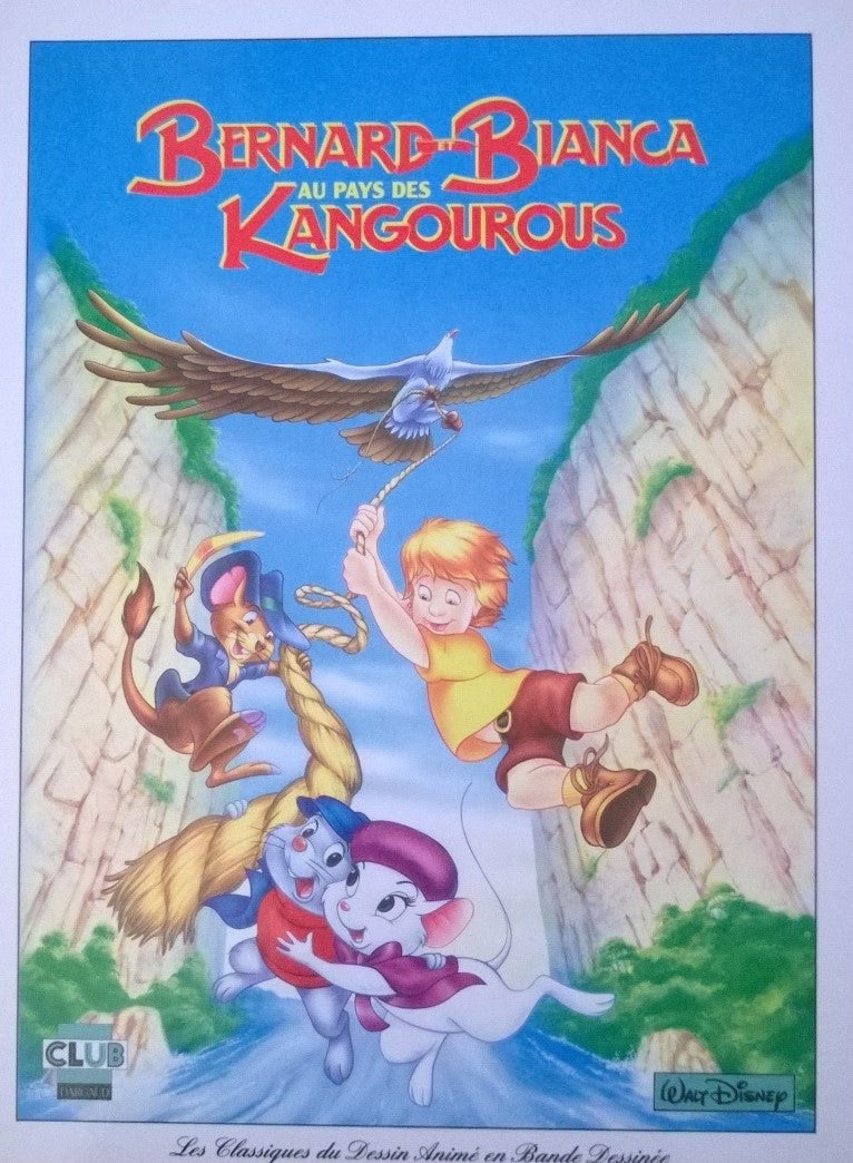 Livre Bernard et Bianca au pays des kangourous (Livre d'occasion) - ISBN 2908803070