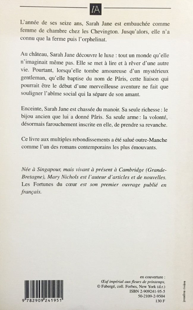 Livre Les fortunes du coeur - Mary Nichols (Livre d'occasion) - ISBN 2909241955