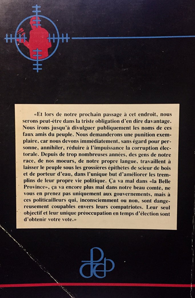 Livre Élection sanglante - Jean-François Beaulieu (Livre d'occasion) - ISBN 2920369199