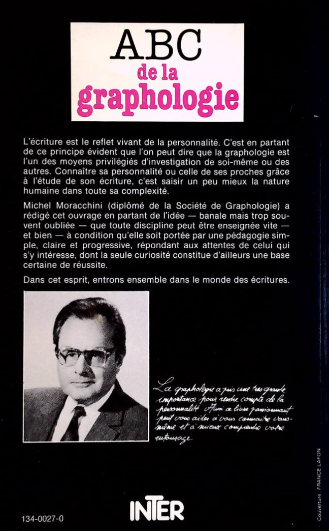 Livre ABC de la graphologie : Apprenez à vous connaître et comprenez mieux votre entourage - Mich...