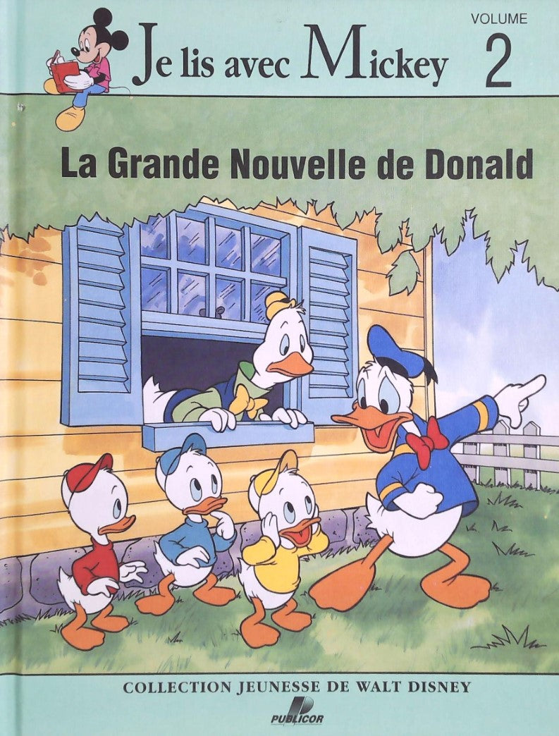 Je lis avec Mickey # 2 : La grande nouvelle de Donald