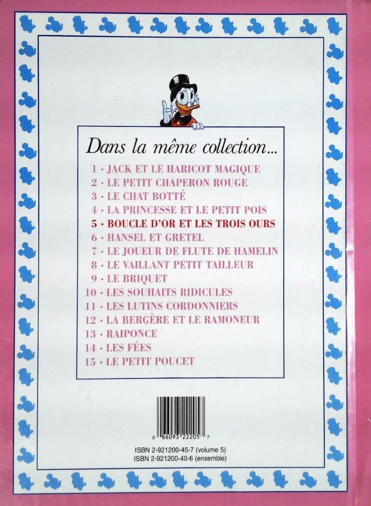 Les contes de l'Oncle Picsou # 5 : Boucle d'Or et les trois ours (Walt Disney)
