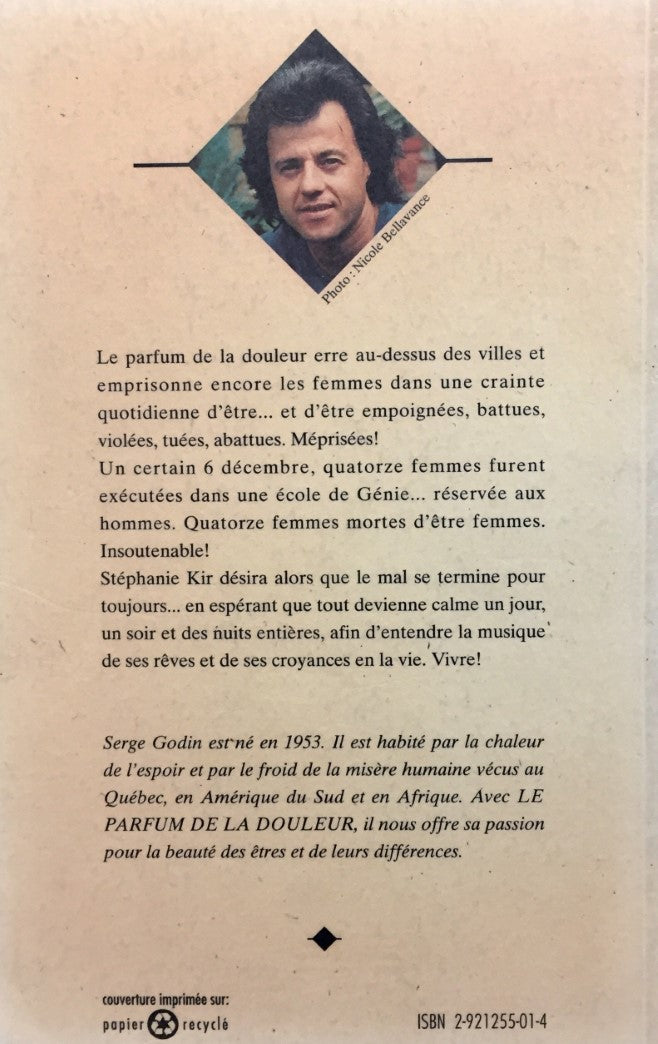 Livre Le parfum de la douleur - Serge Godin (Livre d'occasion) - ISBN 2921255014