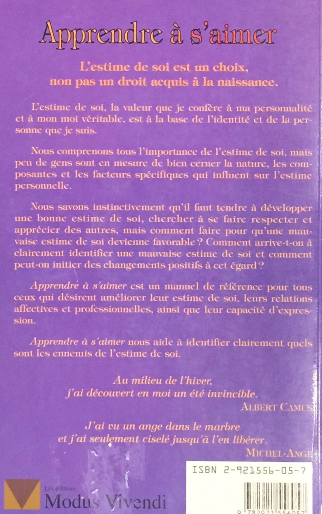 Livre Apprendre à s'aimer pour libérer l'enfant intérieur - Sharon Wegscheider-Cruse (Livre d'occ...