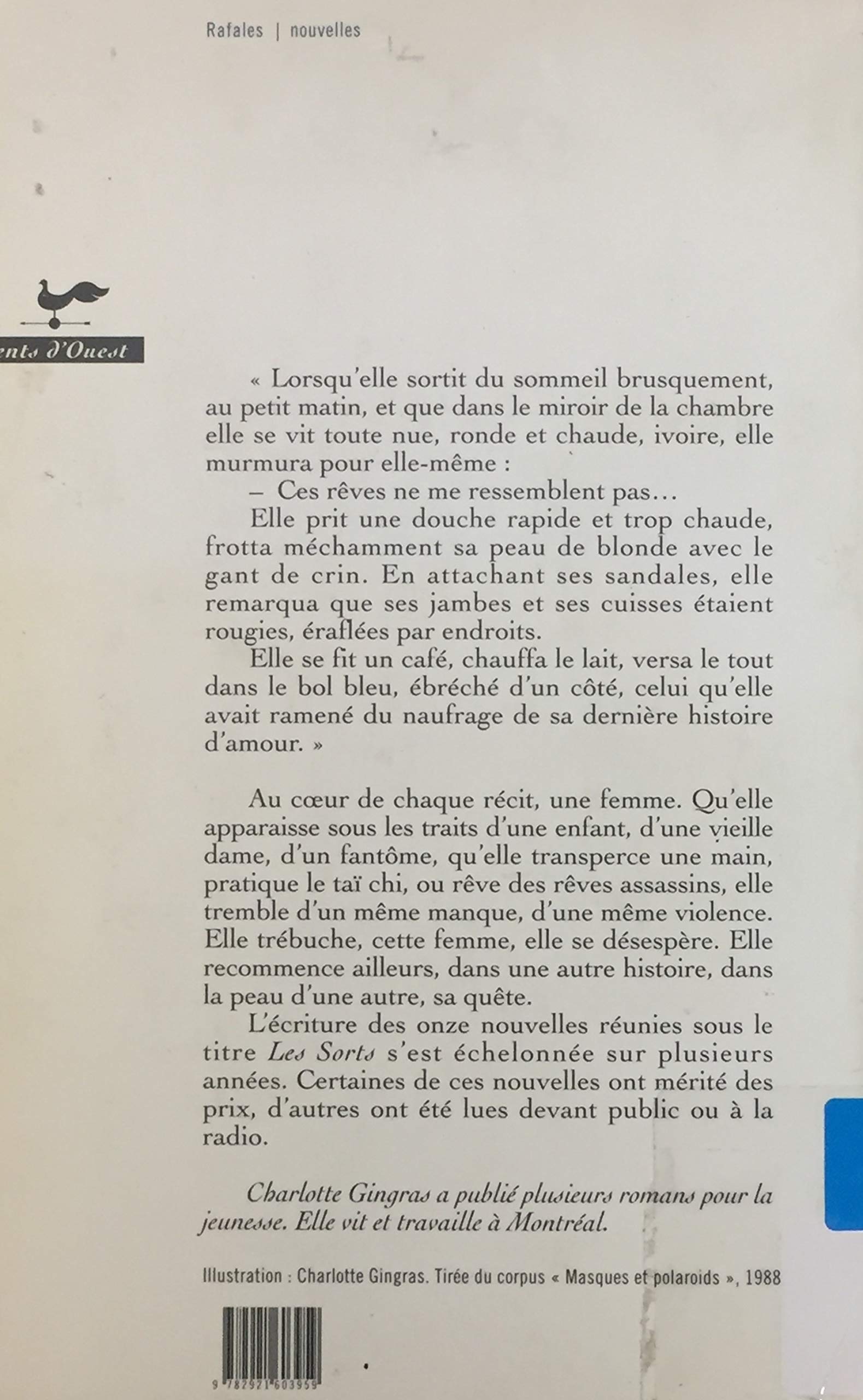 Livre Les sorts - Charlotte Gingras (Livre d'occasion) - ISBN 2921603950