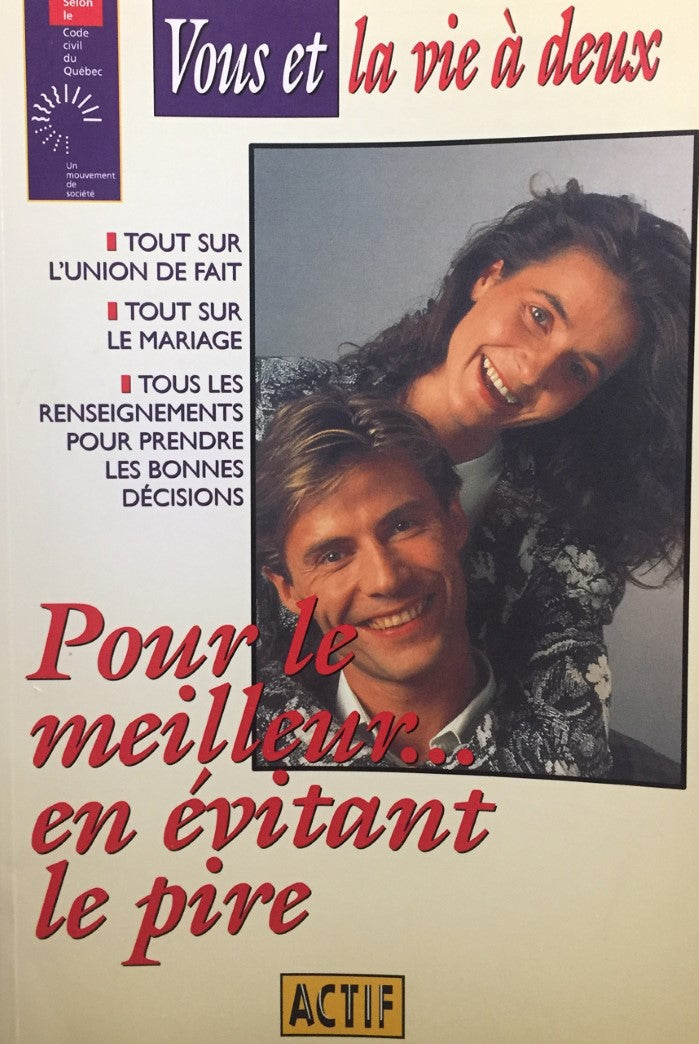Livre Vous et la vie à deux - Lise Giard (Livre d'occasion) - ISBN 2921659069