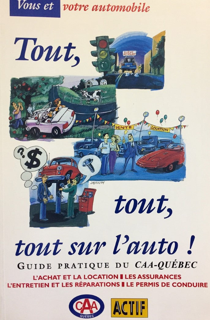 Livre Vous et votre automobile - CAA-Québec (Livre d'occasion) - ISBN 2921659093
