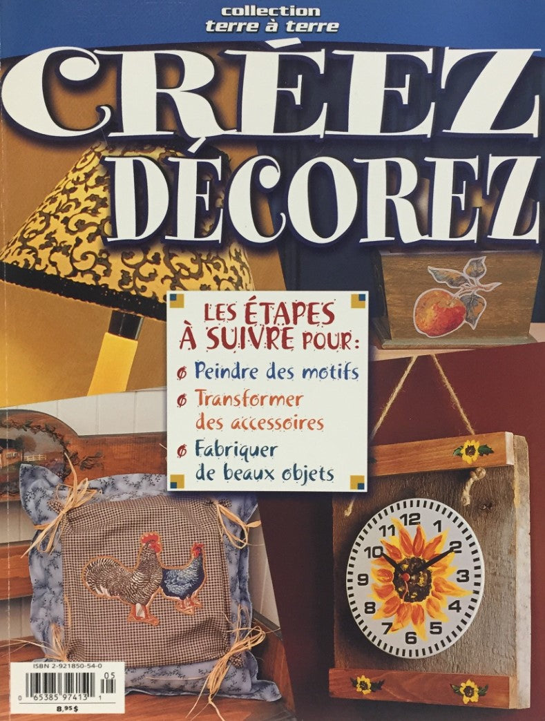 Livre Créez, décorez - Collectif (Livre d'occasion) - ISBN 2921850540