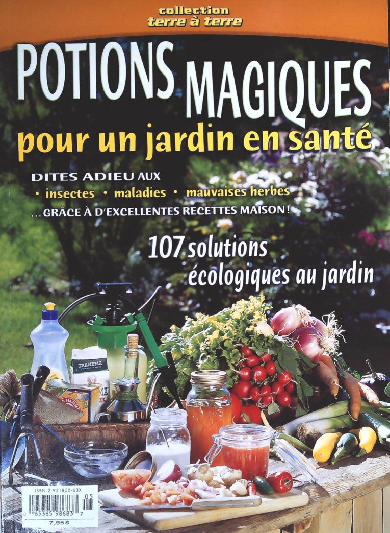 Livre Potions magiques pour un jardin en santé (Livre d'occasion) - ISBN 292185063X