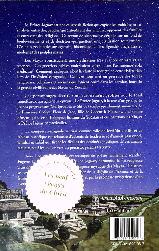 Livre Le prince jaguar - Eugene E. Whitworth (Livre d'occasion) - ISBN 2921892367