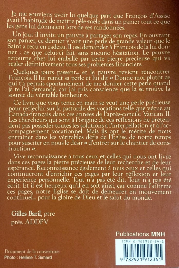 Livre La pastorale des vocations : Une sentinelle de vigilance - Collectif (Livre d'occasion) - I...