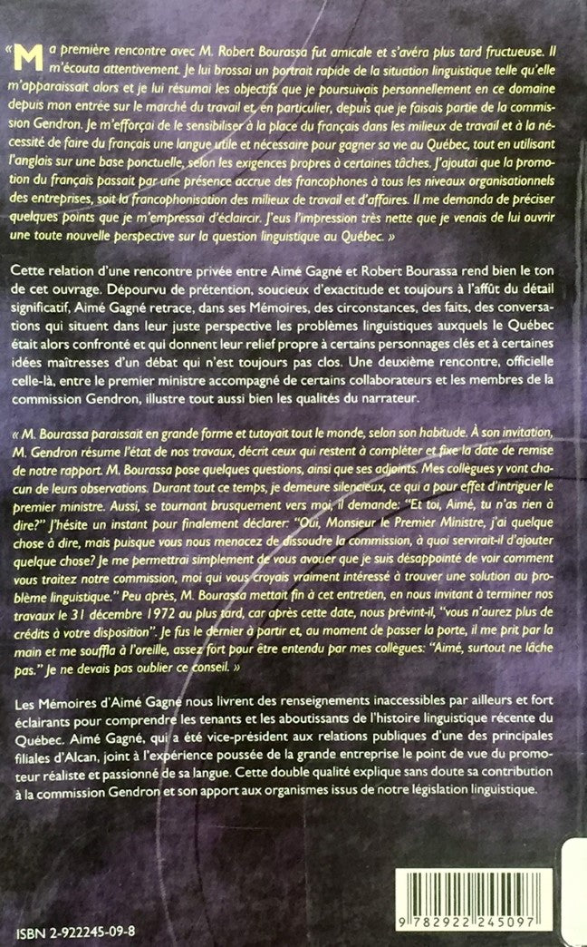 Livre Le français au-délà des mots : Un cheminement linguistique - Aimé Gagné (Livre d'occasion) ...