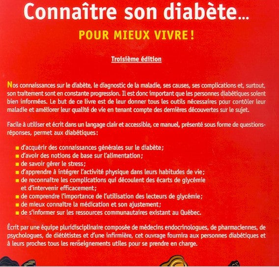 Livre Connaître son diabète…  pour mieux vivre ! - Collectif (Livre d'occasion) - ISBN 2922260062